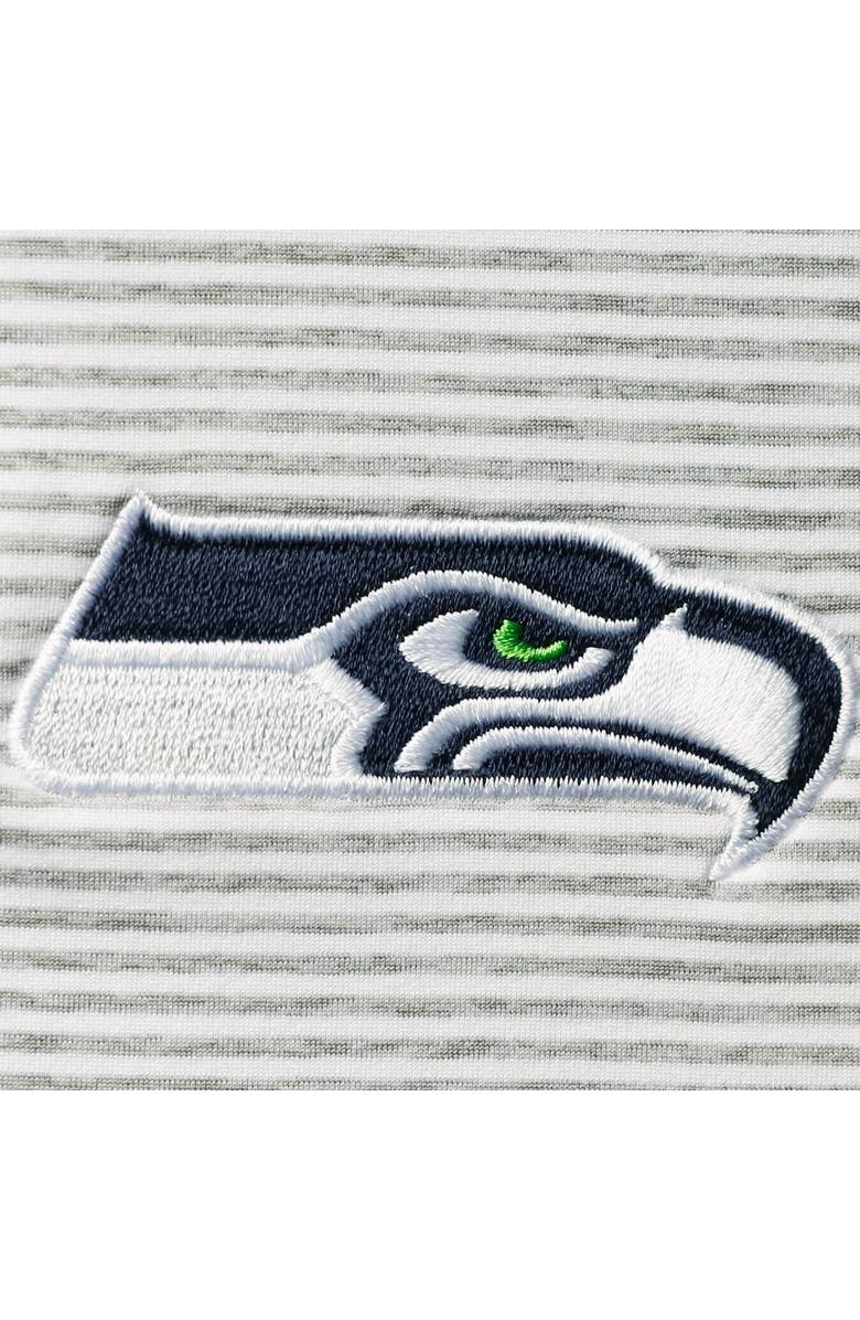 vineyard vines Women's Vineyard Vines Heather Gray Seattle Seahawks Sankaty Shep Half-Zip Pullover Top, Alternate, color, 