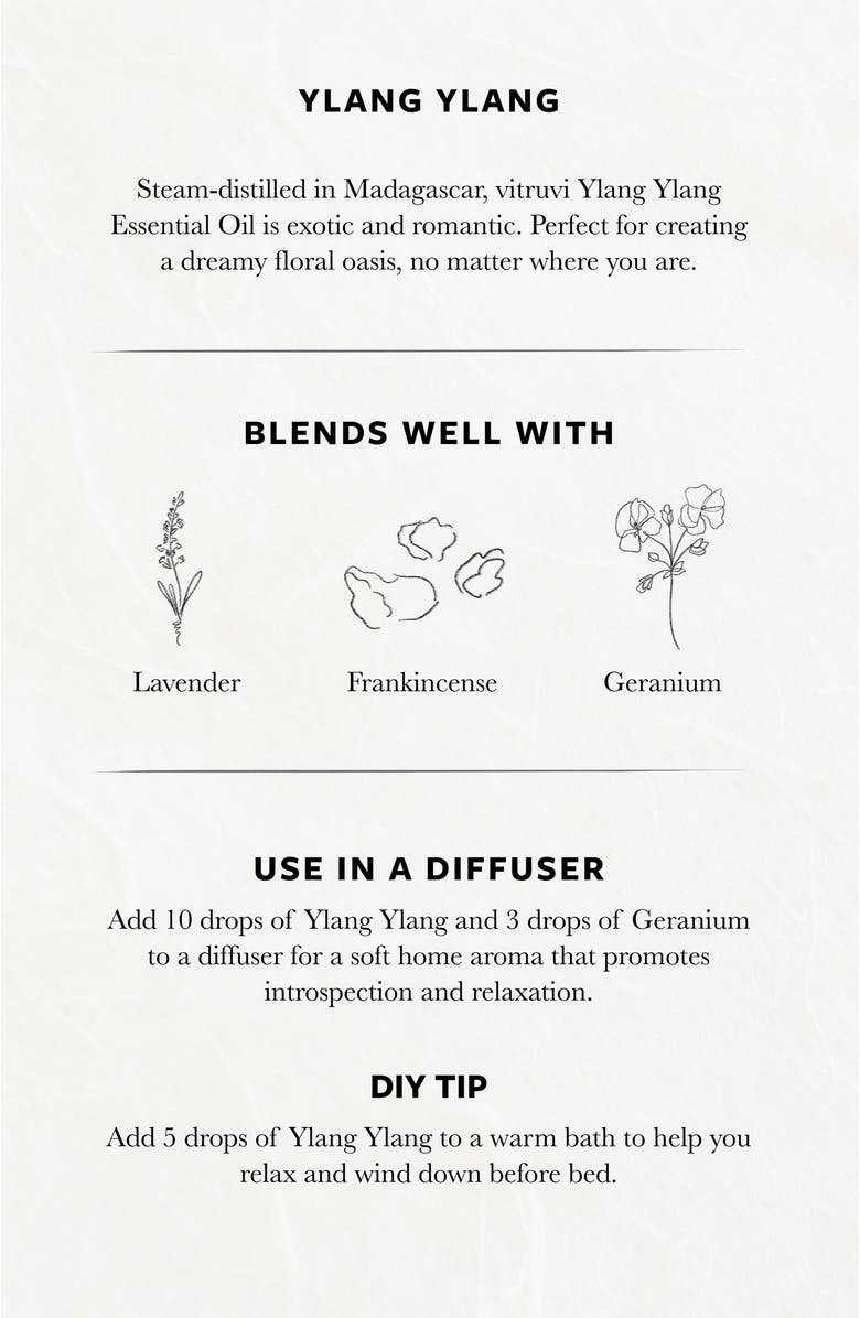 Vitruvi Ylang-Ylang Essential Oil, Alternate, color,