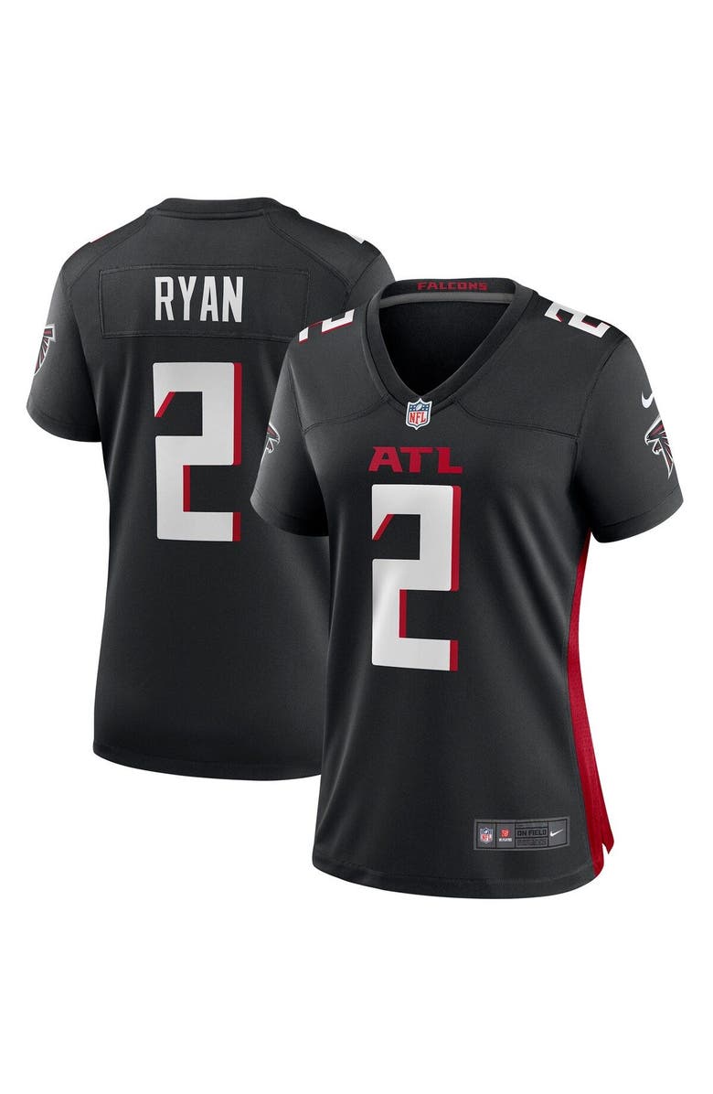 Nike Women's Nike Matt Ryan Black Atlanta Falcons Player Game Jersey, Main, color,