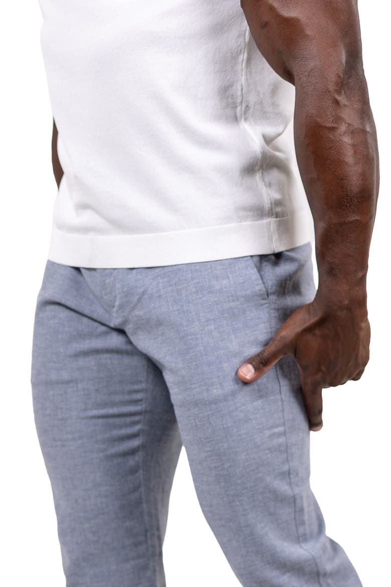 Marthyr Tapered Leg Drawstring Pants, Alternate, color, BLUE