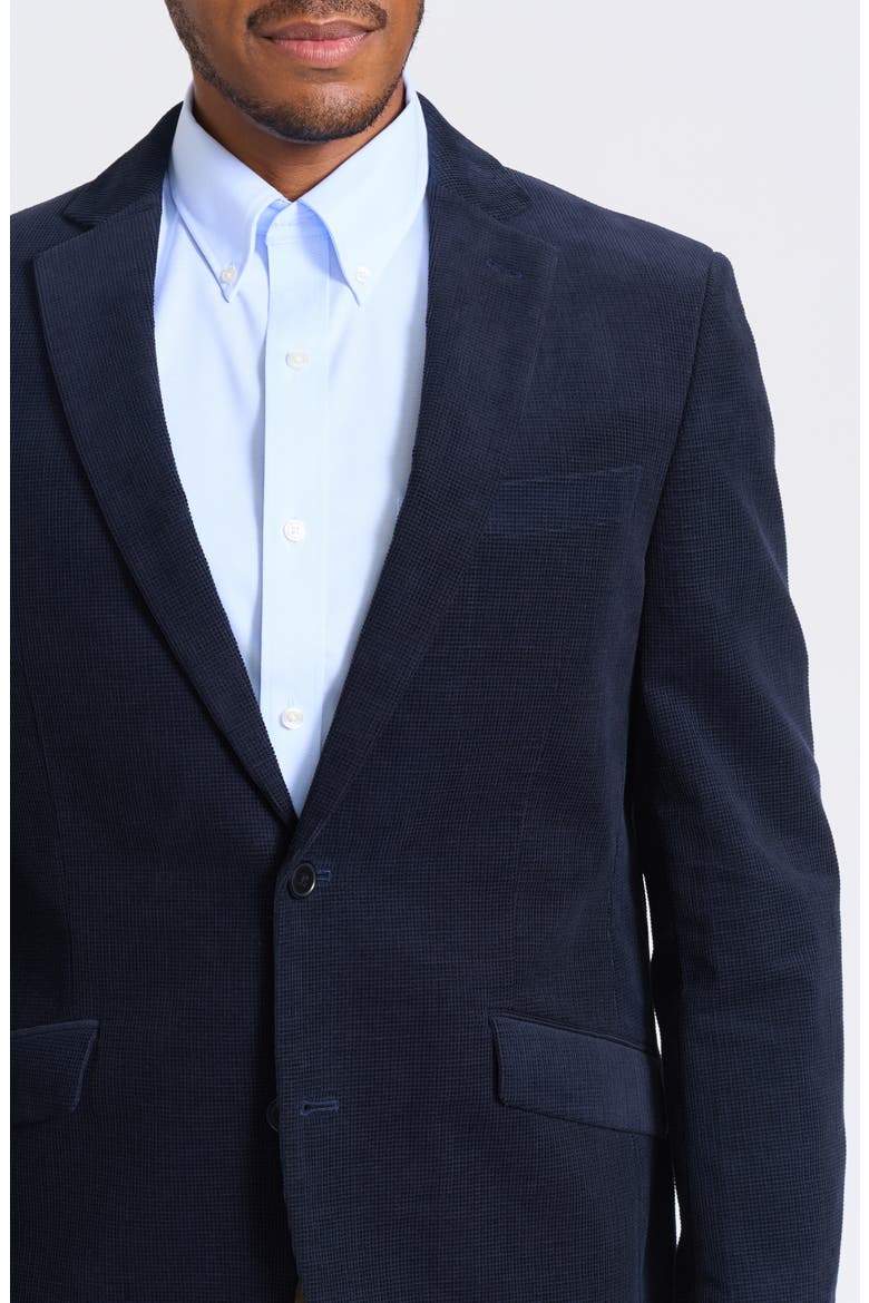 Navy Waffle Corduroy Blazer, Alternate, color, NAVY