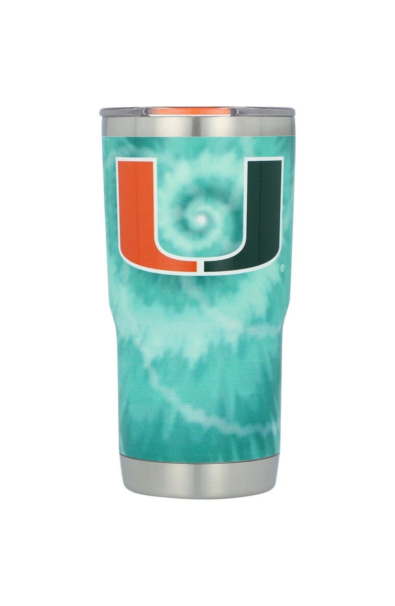 GAMETIME SIDEKICKS Miami Hurricanes 20oz. Tumbler, Main, color, Green