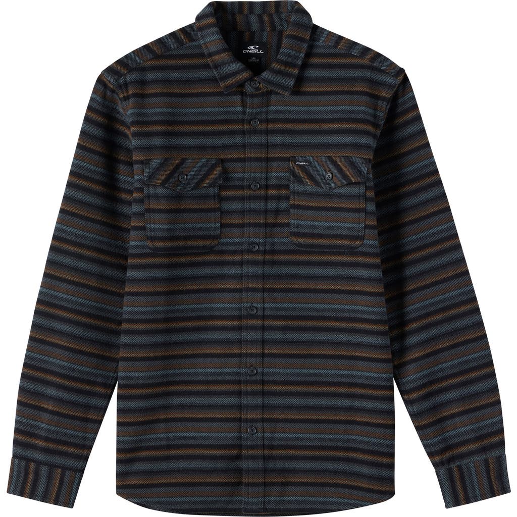 O'neill Kids' Richmond Flannel Button-up Shirt In Multi