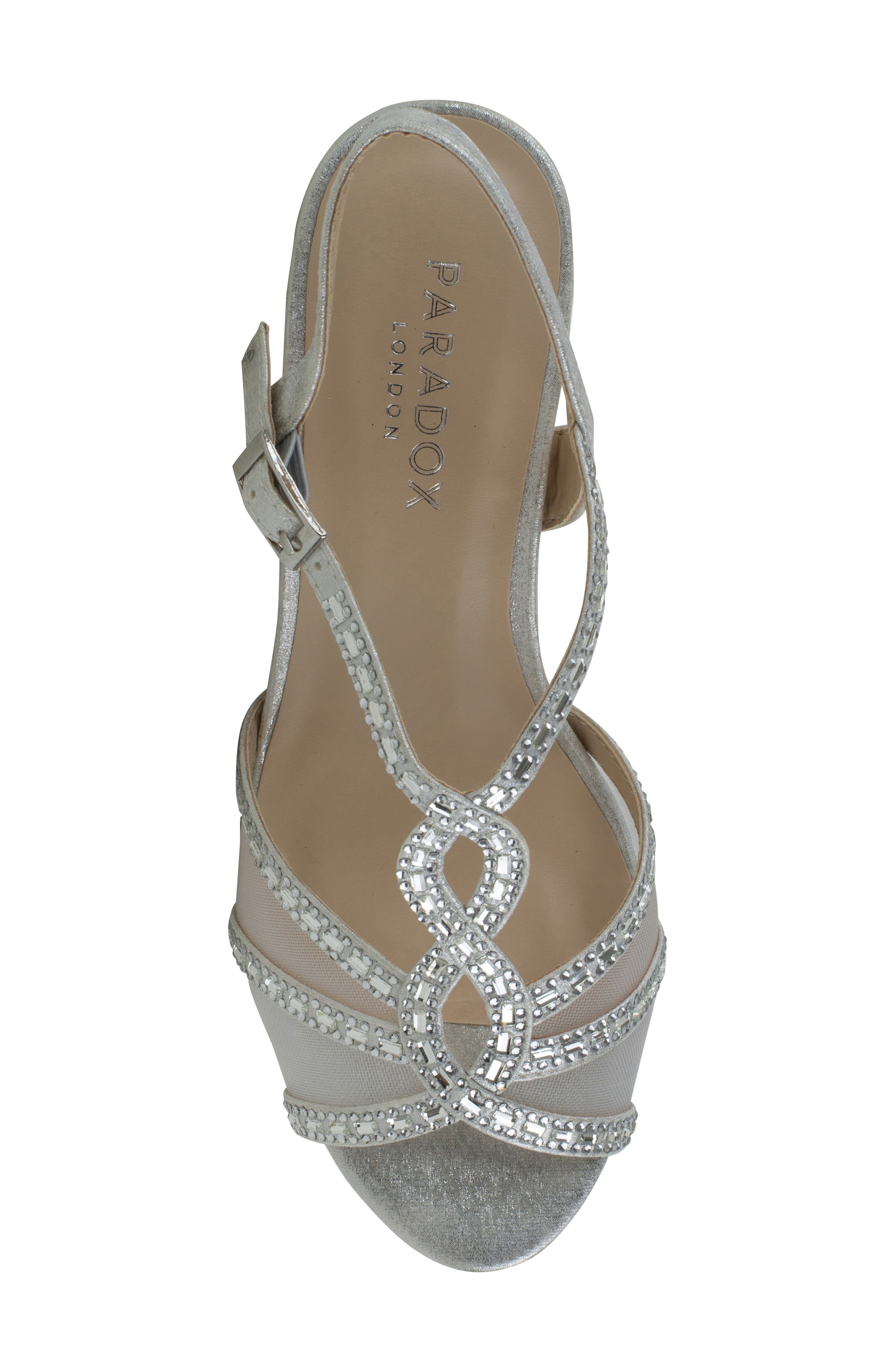 Paradox London Pink Estelle Embellished Sandal, Alternate, color, 