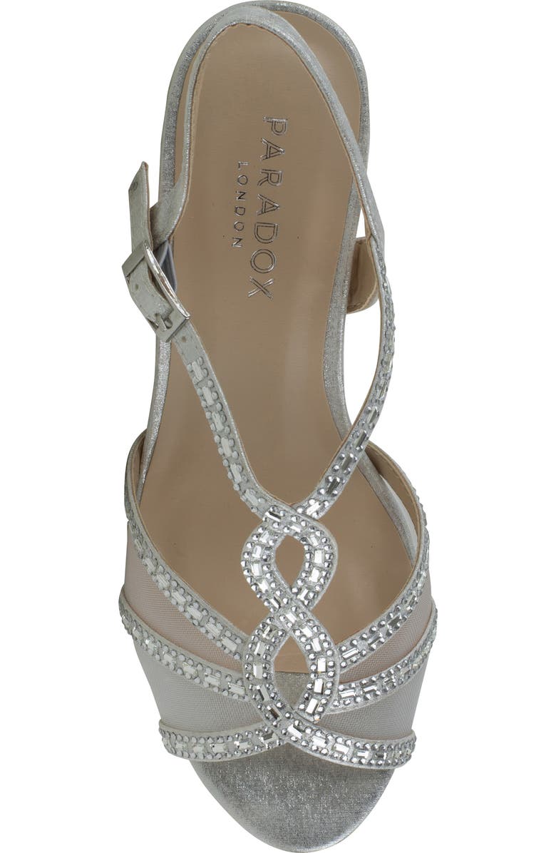 Paradox London Pink Estelle Embellished Sandal, Alternate, color,