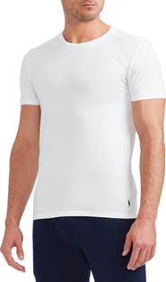 Polo Ralph Lauren 3-Pack Classic Logo Embroidered Crewneck Undershirts