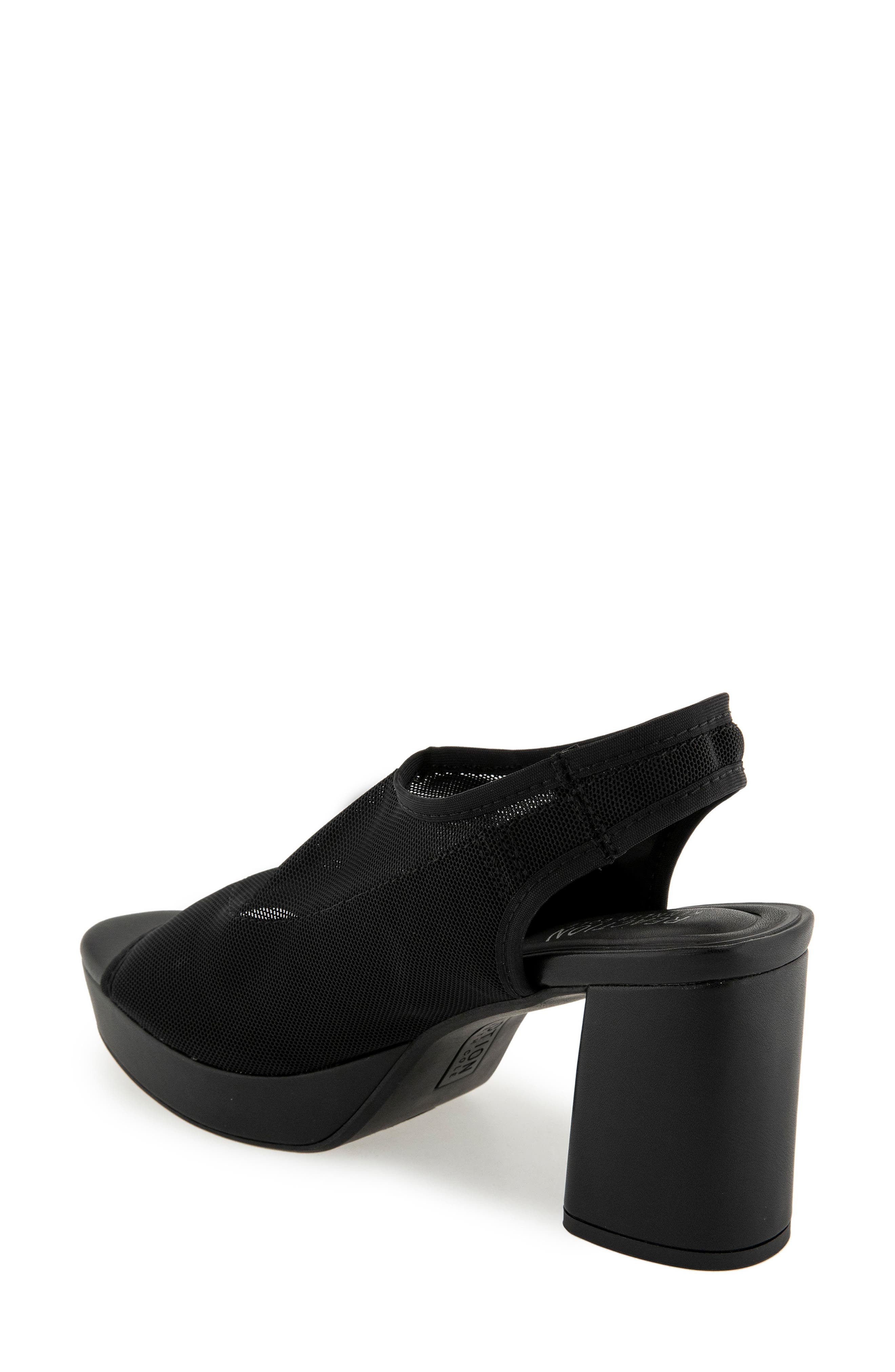 Reaction Kenneth Cole Ramsey Slingback Sandal, Alternate, color, Black Mesh