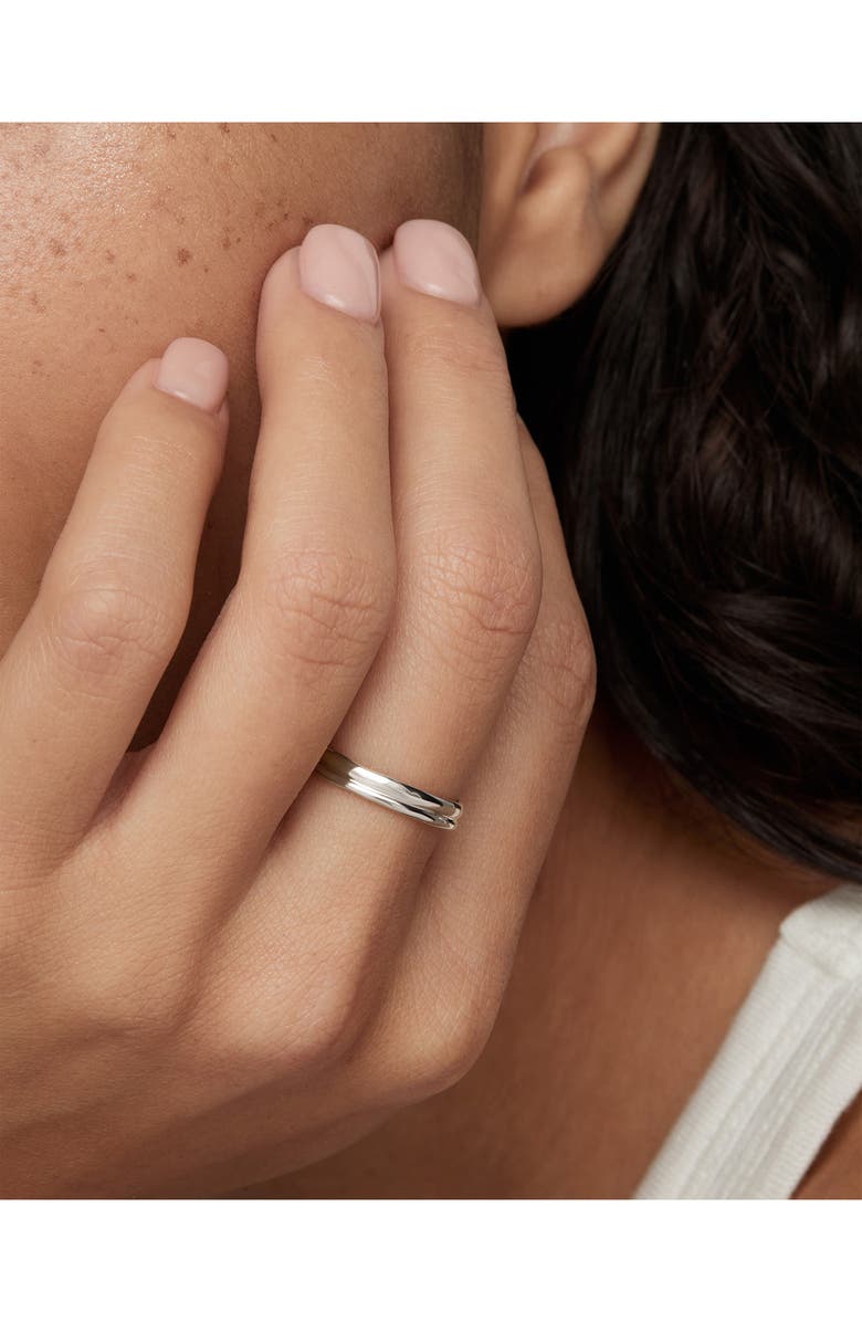 Monica Vinader Siren Muse Double Band Ring, Alternate, color, Sterling Silver