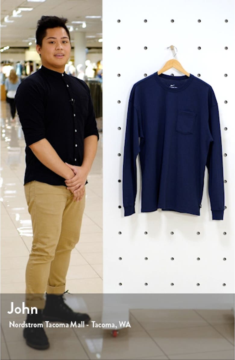 Sportswear Max 90 Long Sleeve Pocket T-Shirt, sales video thumbnail