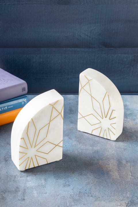 Enchant Marble Bookends
