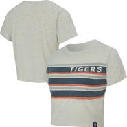 CONCEPTS SPORT Women's Concepts Sport Cream Detroit Tigers Birch Cropped T-Shirt