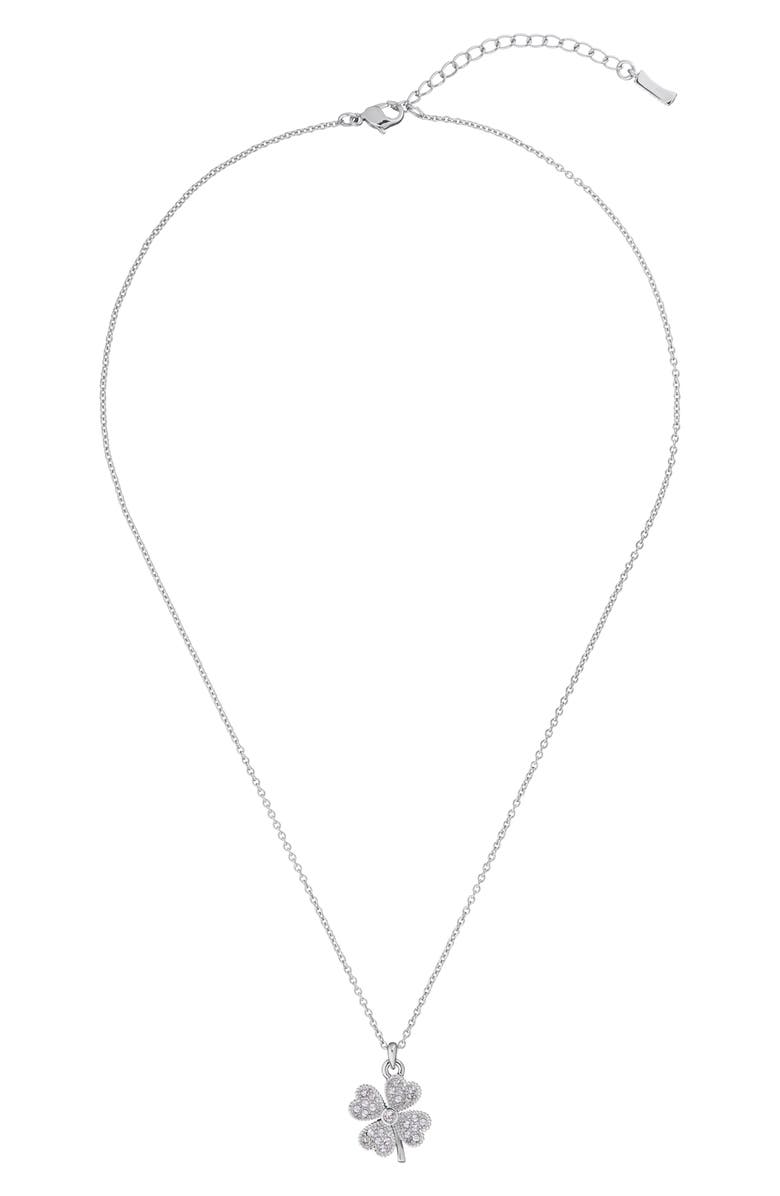 Ted Baker London Heyam - Hidden Heart Clover Pendant Necklace, Alternate, color, 
