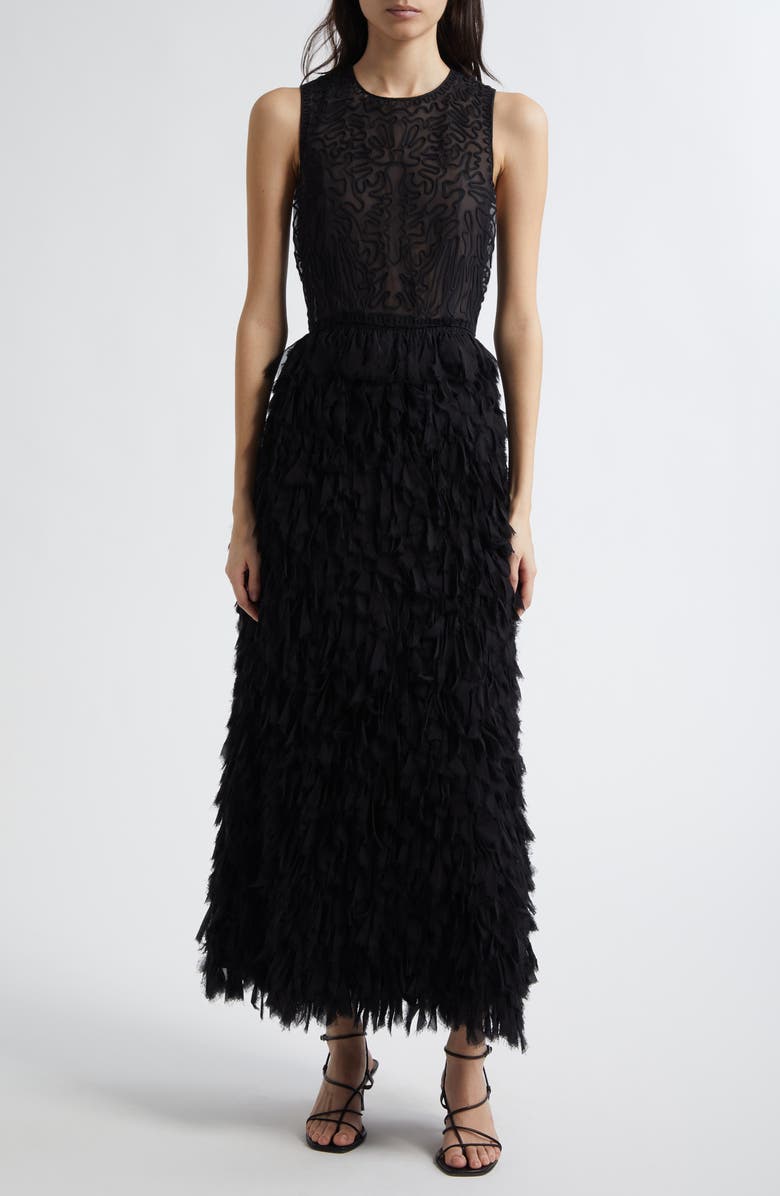 Ulla Johnson Lara Sleeveless Silk & Cotton Dress, Main, color,