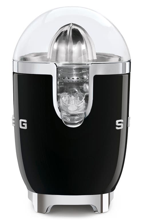 Smeg 50s Retro Style Aesthetic Citrus Juicer In Black
