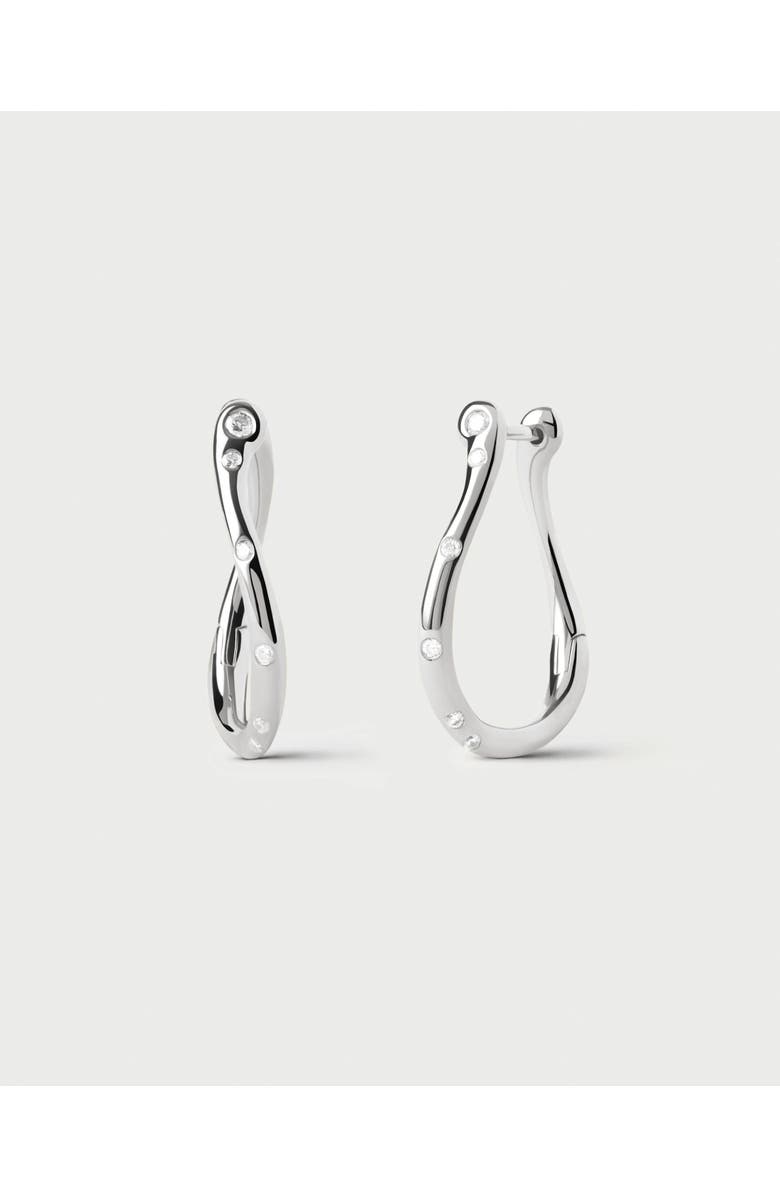 PDPAOLA Air Mini Hoops, Alternate, color, Silver