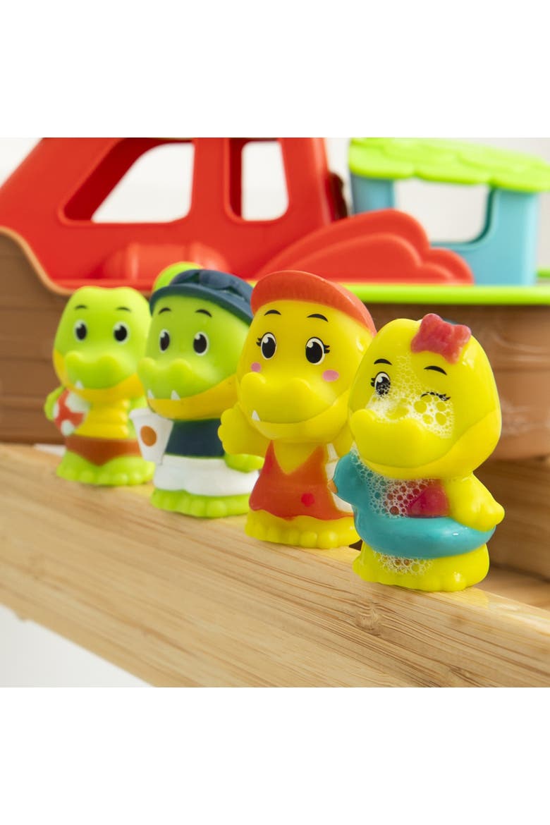 Crocodile Family 4 Mini Figures, Colorchanging, Playset 18Mo+, Alternate, color, Multicolored
