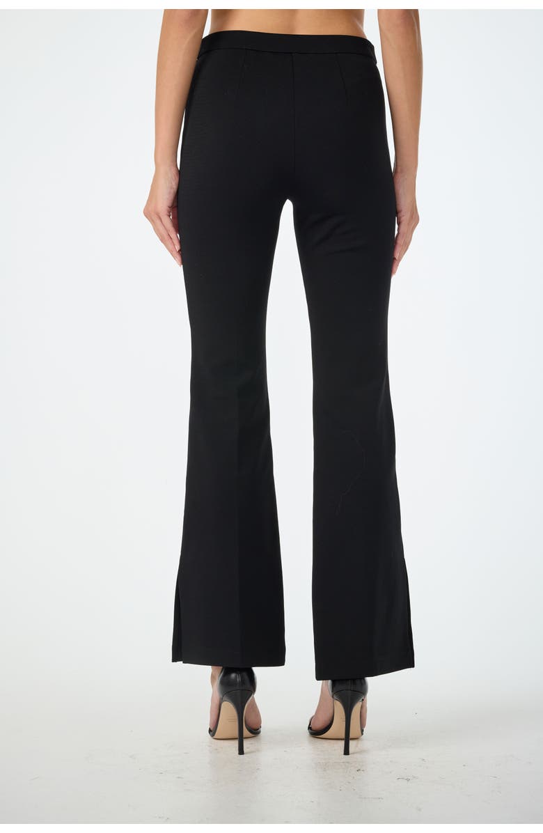 Trina Turk Mona Wide Leg Ponte Pant, Main, color, Black