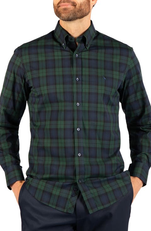 Regular Fit Performance Button Down Shirt
