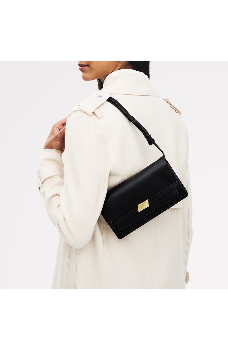 Radley The Christina Mini Flapover Shoulder Bag, Alternate, color, Black