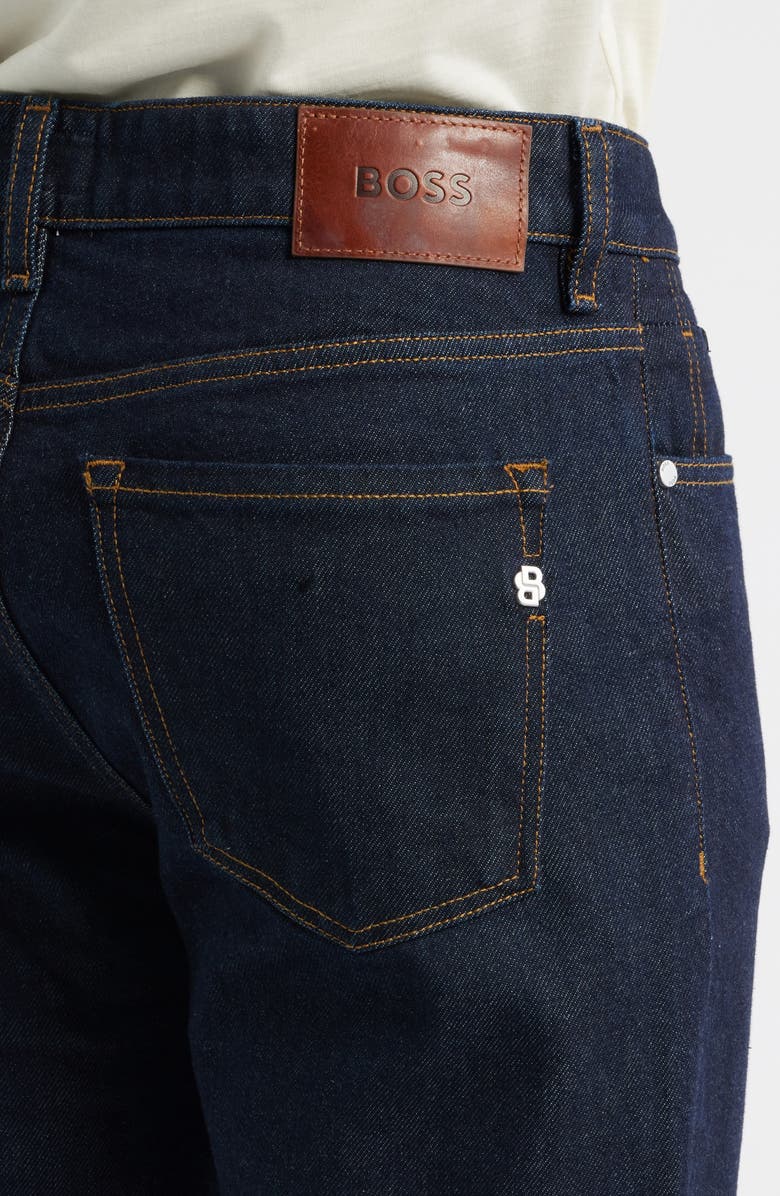 BOSS Ogden Straight Leg Jeans, Alternate, color, Navy