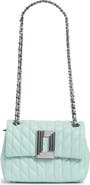 KARL LAGERFELD PARIS Lafayette Quilted Leather Crossbody Bag