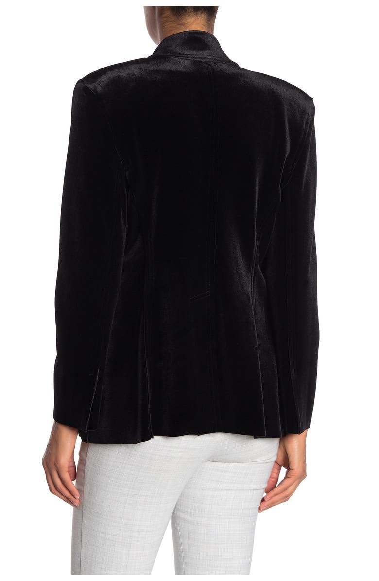 Norma Kamali Velvet Double Breasted Jacket, Alternate, color, 