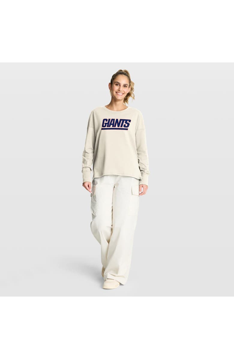 FANATICS Women's Fanatics Cream New York Giants Dove Legacy Long Sleeve T-Shirt, Alternate, color, Cream