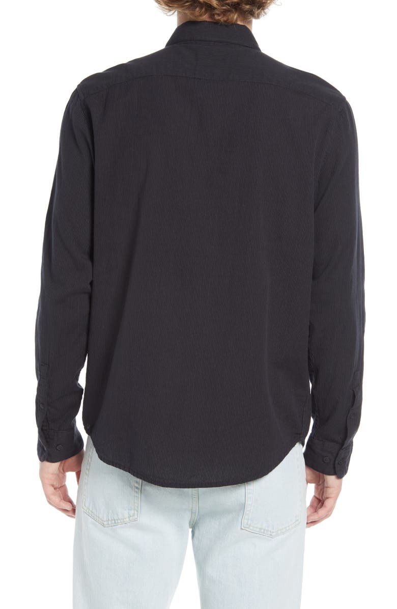 RVCA Endless Seersucker Button-Up Shirt, Alternate, color, 