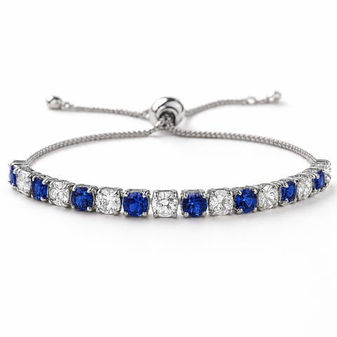 Created Adjustable Tennis Bracelet