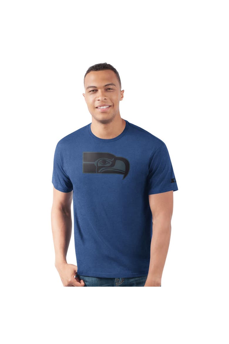 Men's Starter  Royal Seattle Seahawks Prime Time T-Shirt, Alternate, color, Royal