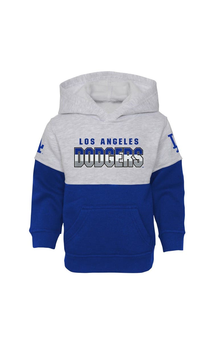 Outerstuff Infant Royal/Heather Gray Los Angeles Dodgers Playmaker Pullover Hoodie & Pants Set, Alternate, color, 