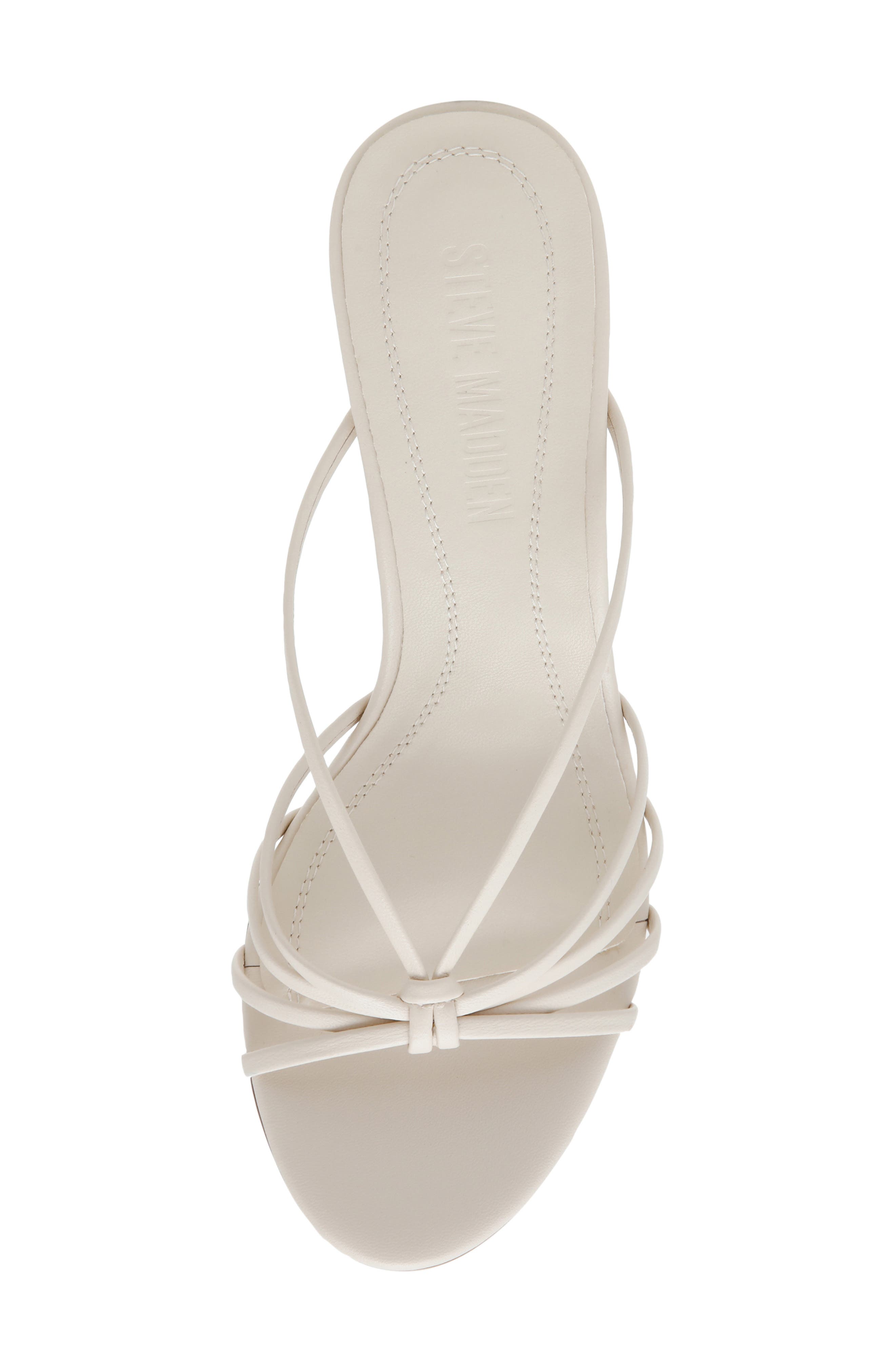 Edna Slide Sandal, Alternate, color, WHITE LEAT