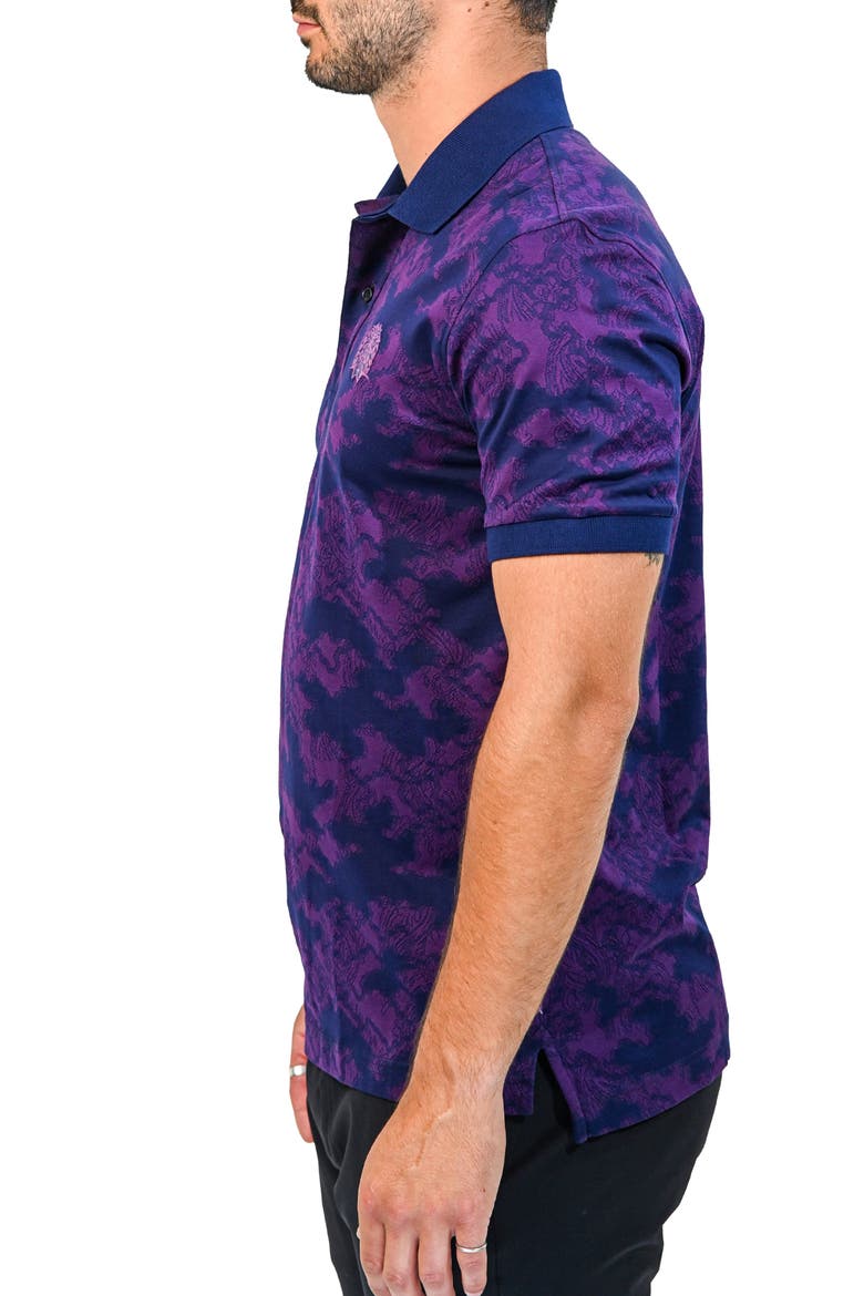 Mozart Triangle Polo, Alternate, color, PURPLE