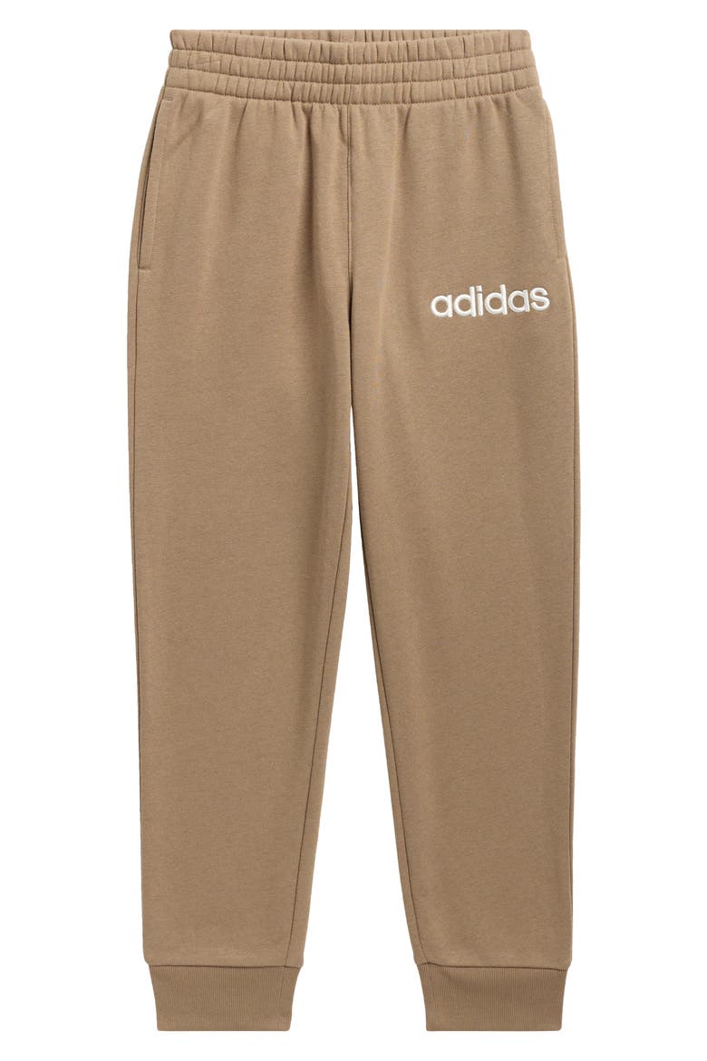 Kids' Linear Fleece Joggers, Main, color, KHAKI
