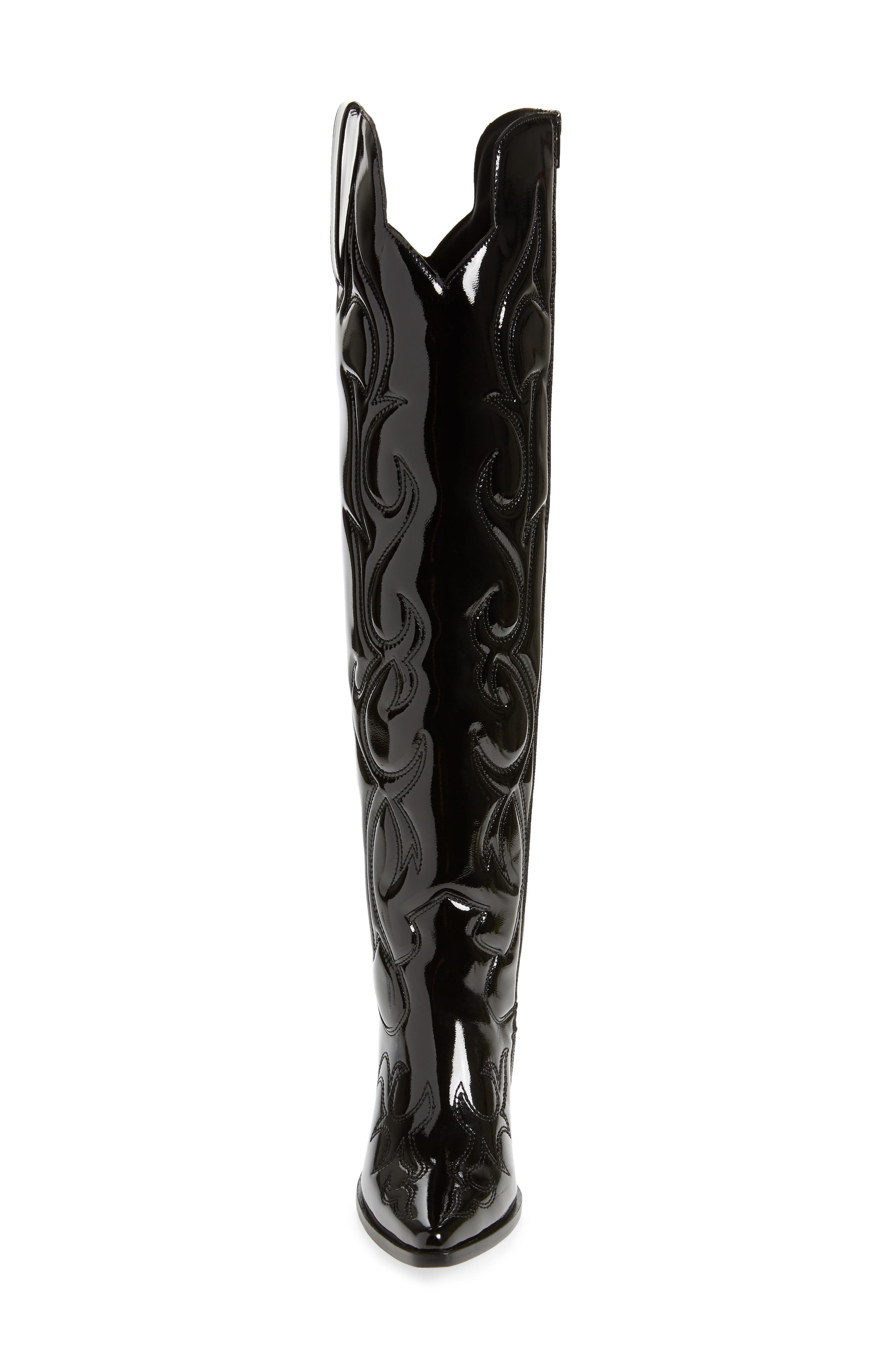 Jeffrey Campbell Amigos Over the Knee Western Boot, Alternate, color, 