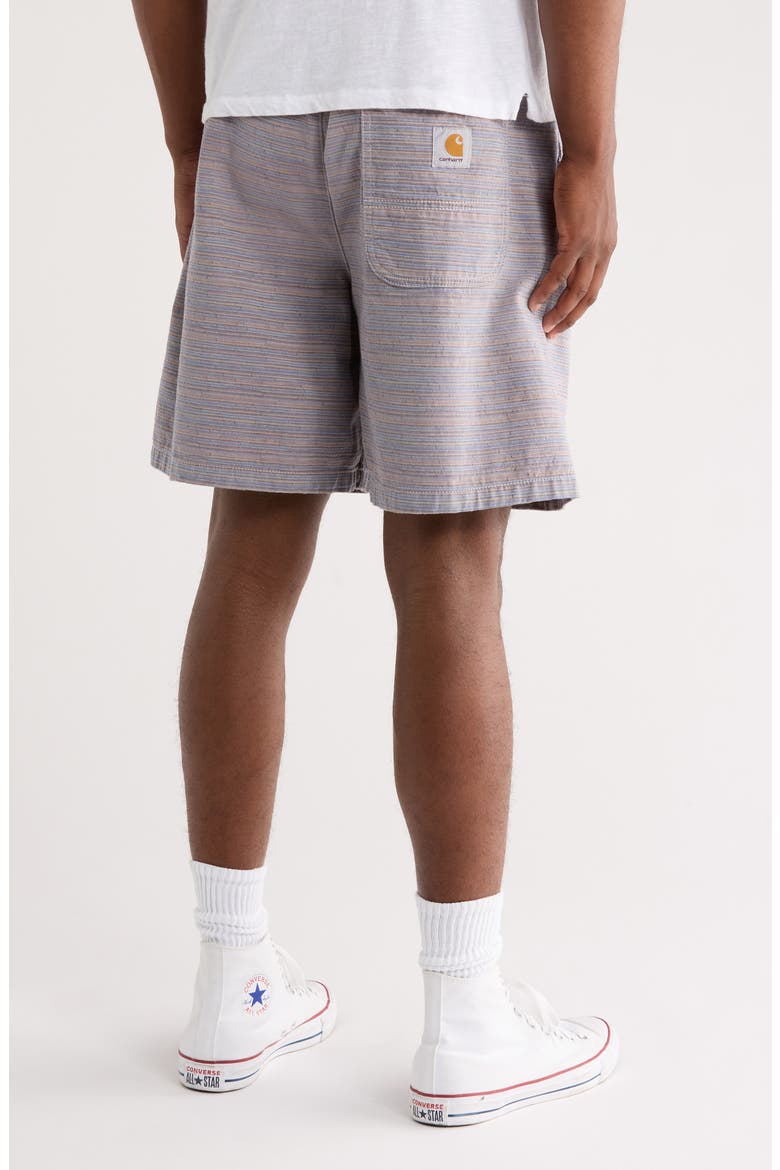 Gellar Cotton Jacquard Shorts, Alternate, color, GELLAR DARK GREY MULTI STRIPE