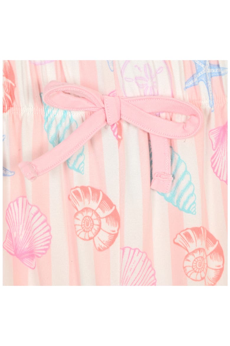 Kids' Two-Piece Short Pajamas & Scrunchie Set, Alternate, color, PINK