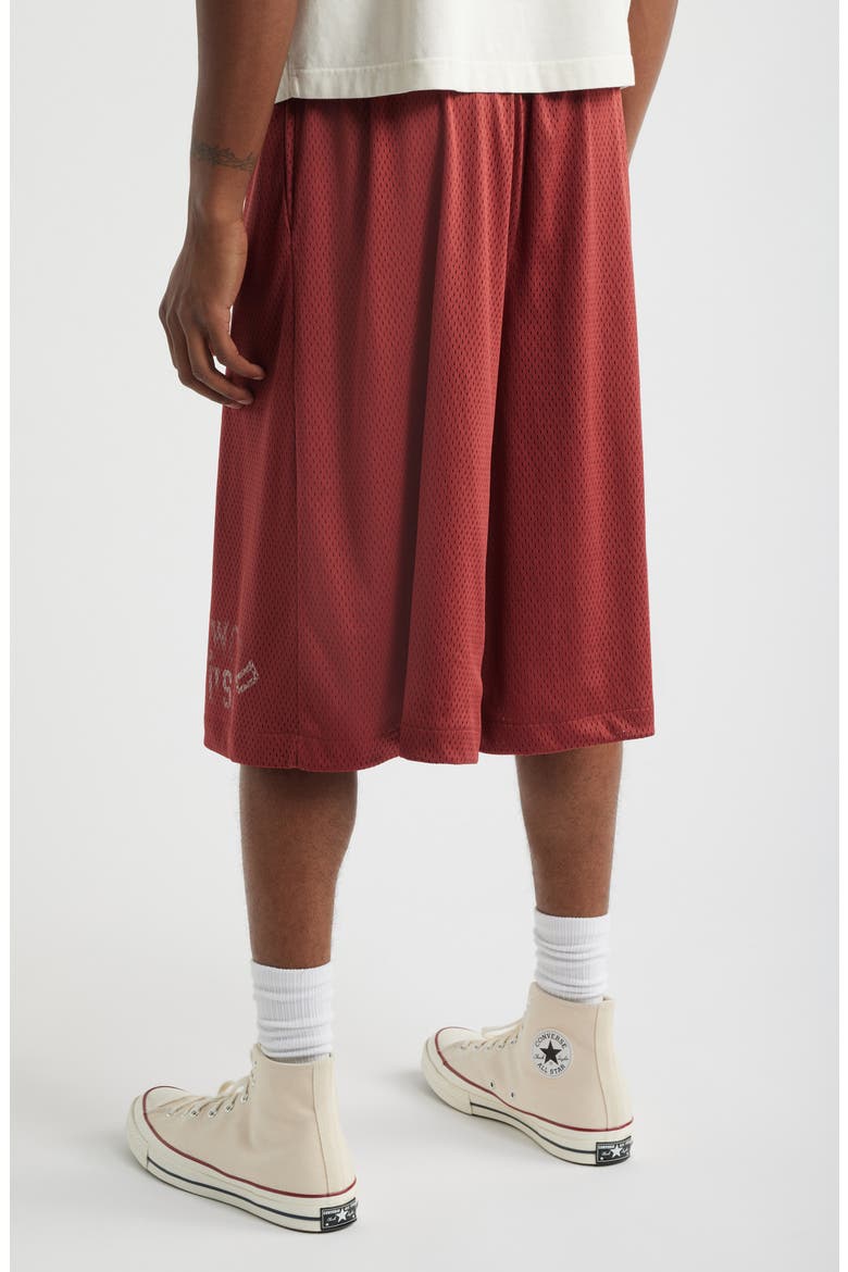 Canopy Mesh Basketball Shorts, Alternate, color, MAROON