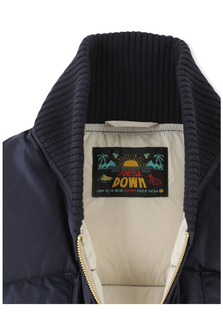 Yellow Down Vest, Alternate, color, Blue