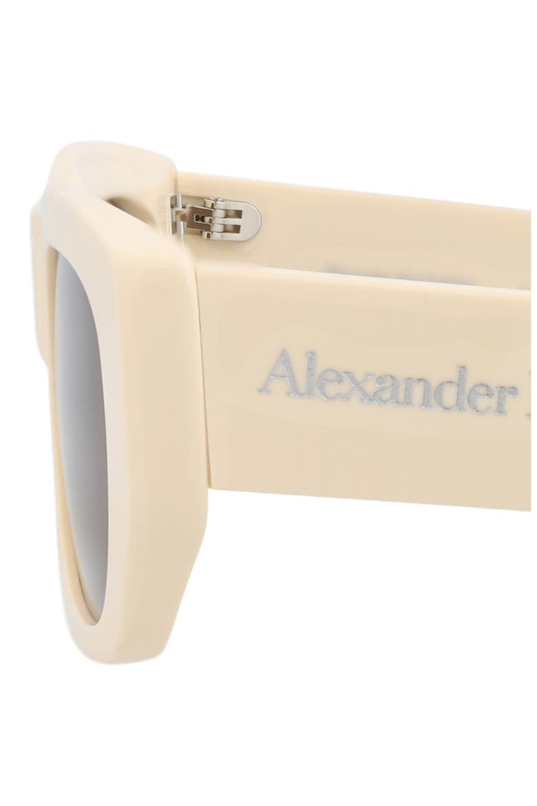 54mm Square Sunglasses, Alternate, color, IVORY IVORY BROWN