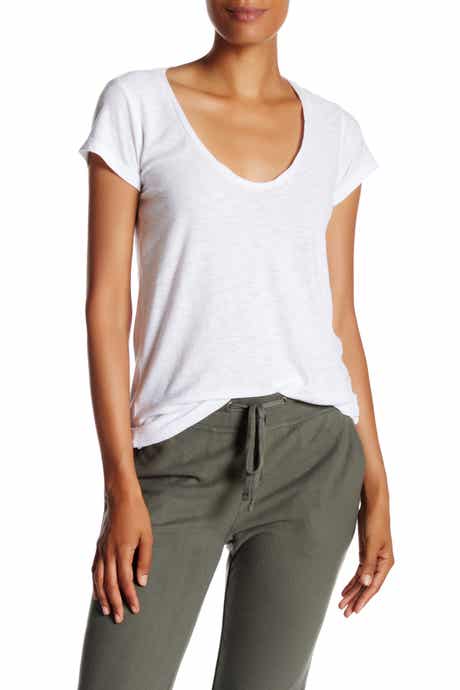 James Perse Deep V-Neck T-Shirt