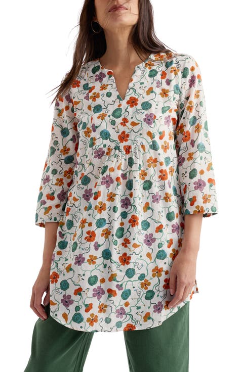 Op Art Organic Cotton Tunic