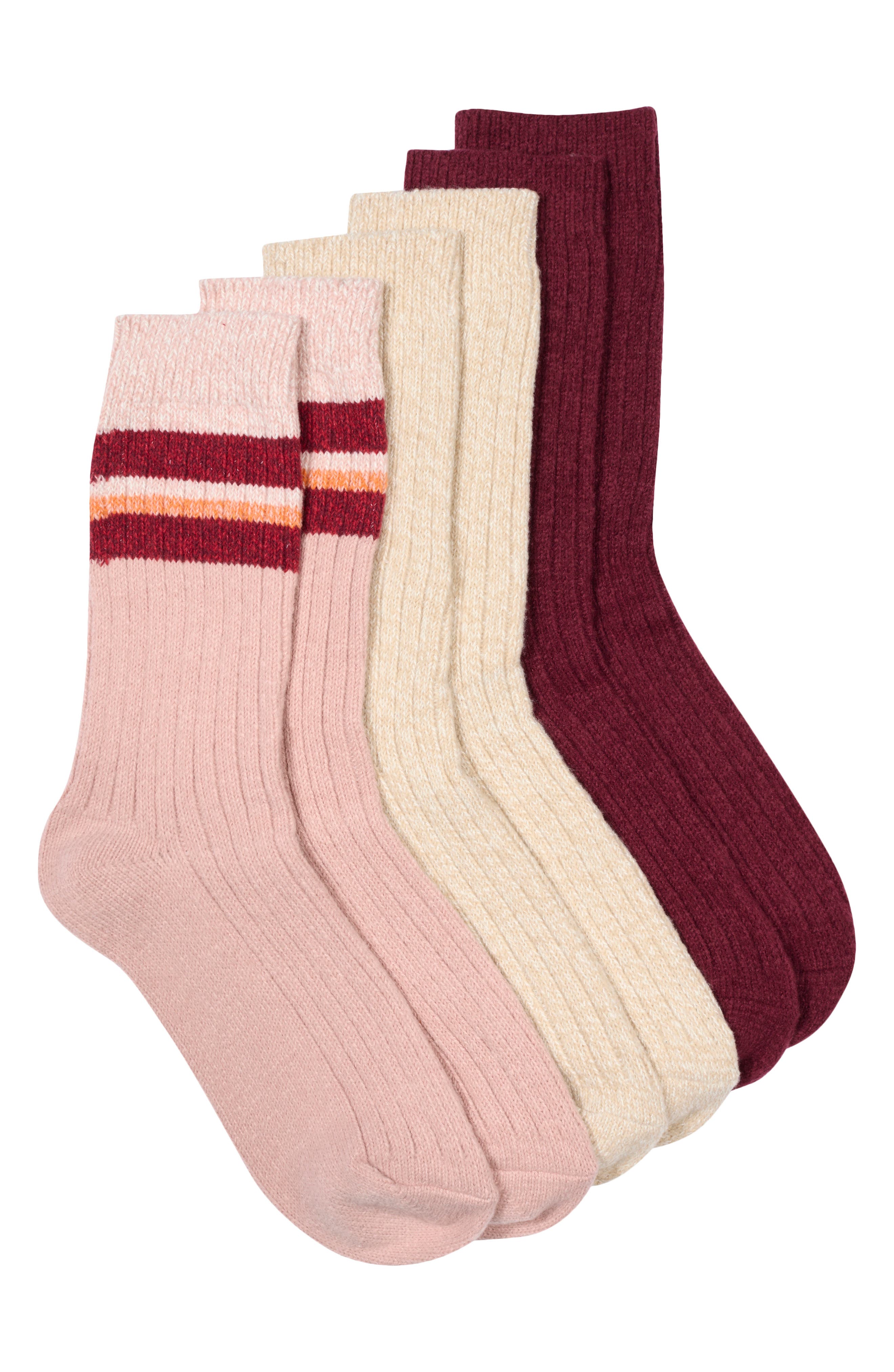 NORDSTROM RACK Assorted 3-Pack Boot Socks (Women) | Nordstromrack