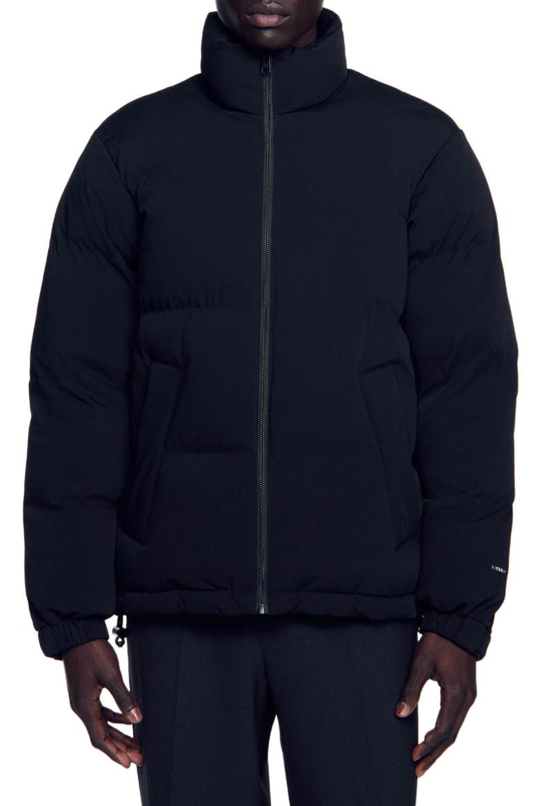 Oversized puffer jacket, Main, color, Black