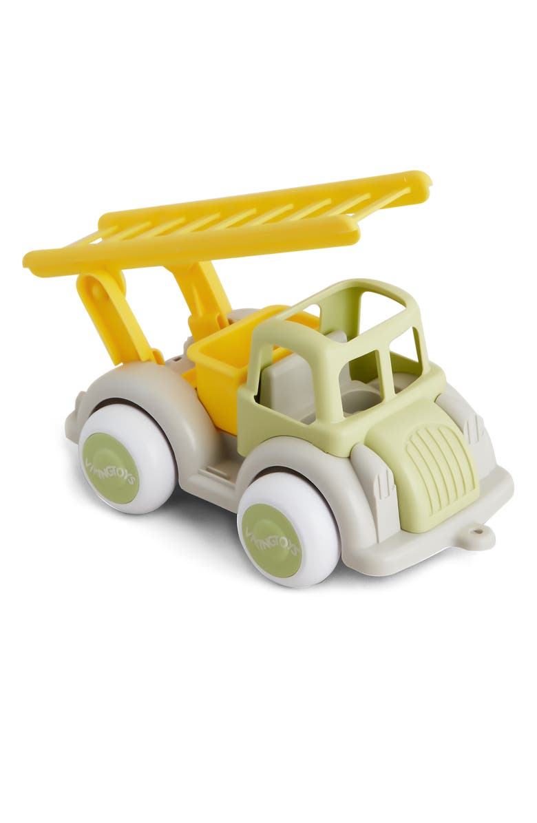 Scrunch Jumbo Recycled Plastic Fire Truck, Main, color,