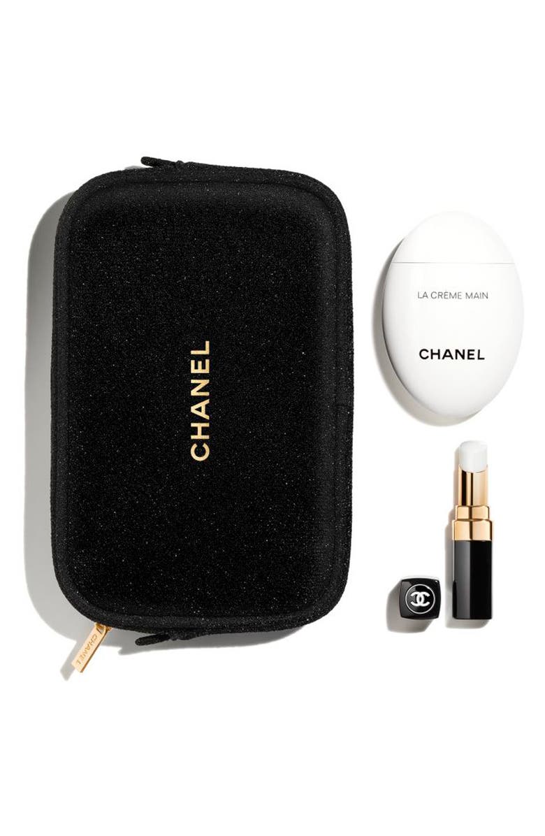 CHANEL MOISTURE MUST-HAVES <br />Hand and Lip Care Set, Main, color,