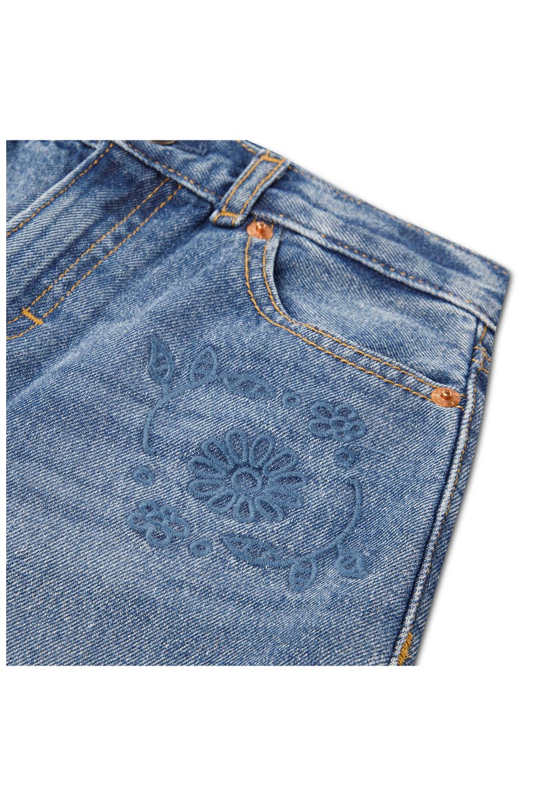 Kids' Embroidered High Waist Baggy Wide Leg Jeans, Alternate, color, TIDE ME OVER