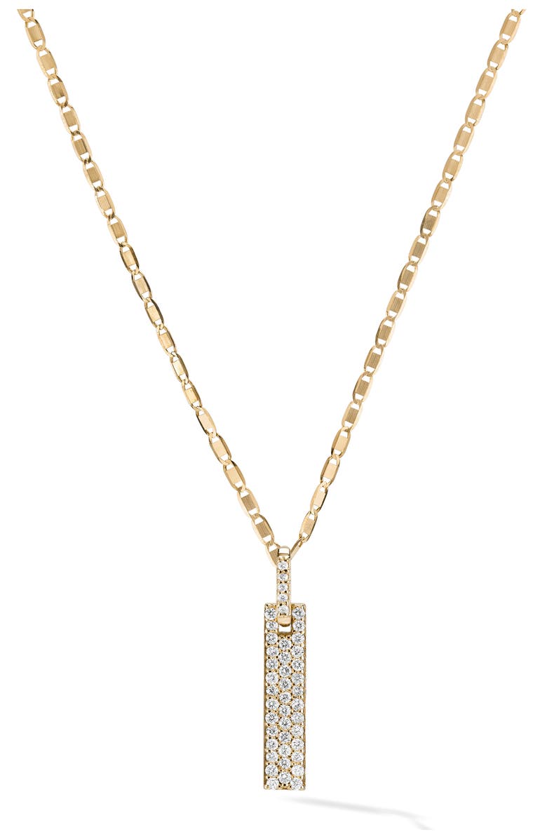 LANA 14K Gold Skinny Tag Pendant Necklace, Main, color,