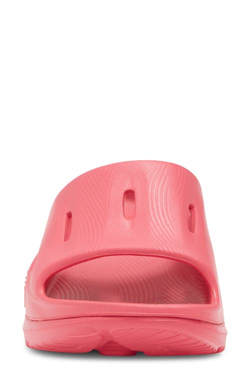 Hoka Gender Inclusive Ora Recovery Slide 3 Sandal In Raspberry/raspberry