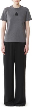 Lanvin Mother And Daughter Embroidered Jersey T-Shirt